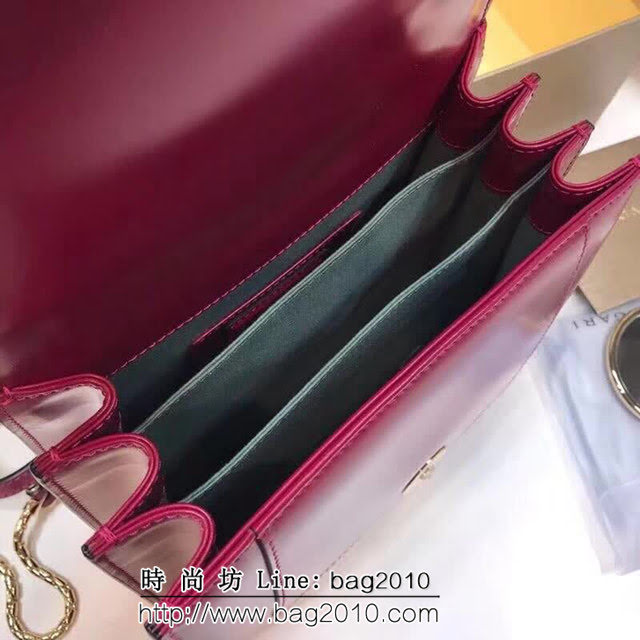 BVLGARI寶格麗 專櫃新款 蛇頭扣環 三層琺瑯蛇頭包 可手提肩背斜挎 B38329 FYD1358